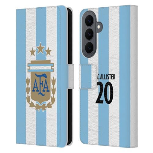 Head Case Designs sous Licence Officielle Argentina National Football Team Alexis Mac Allister 2024/25 Player Home Kit 1st Group Étui Portefeuille en Cuir...