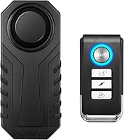 Fahrrad Alarm, 113dB Diebstahlsicherung Alarm Mit Fernbedienung, Vibration Motion Sensor Wasserdicht Alarm Für Motorrad, Roller, Fahrrad, Tür
