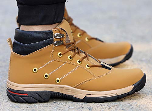 Image of AADI Men's Synthetic Leather Outdoor Shoes, Casual Boots