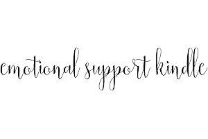 Emotional Support Kindle Text Waterproof Sticker