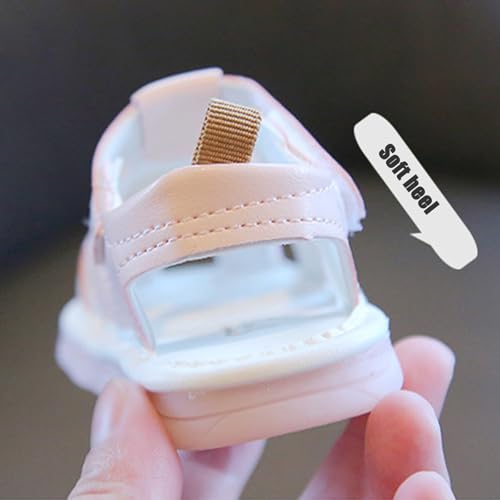 Squeaky Shoes for Toddler Girls Boys, Anti-Slip Toddler Squeaky Shoes for First Walkers Shoes, Open-Toe Sandals2