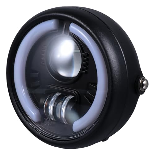 Gogogmee Faro Delantero LED Modificado para Motocicleta Luz Auxiliar Brillante y Duradera para Conducción Nocturna Repuesto Resistente para Motorbikes