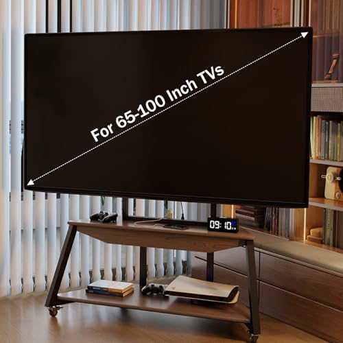 Soporte móvil para TV con ruedas hasta 100 pulg. miniatura 4