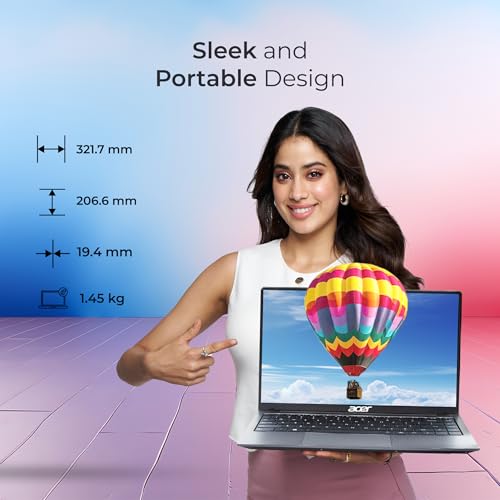 Acer Aspire 3 Intel Core i5-1235U Processor Laptop with 35.56 cm (14") FHD LED-Backlit IPS Display (16GB RAM/512GB SSD/WiFi 6/Intel... - Image 3