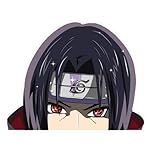J.E.Products Itachi Uchiha Peeker Vinyl Decal Sticker UV & Water Proof Gift Laptop Car Bumper Window Tumbler Accessories 4.2'