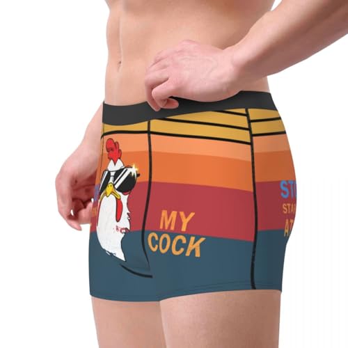 Stop Staring At My Cock Men'S Briefs Funny Boxers Humorous Underwear Shorts Underpants2