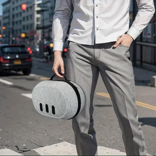 Image of Hard Carrying Case for Meta Quest 3s / 3 /2, Travel Bag, Storage Bag Compatible with Oculus Meta Quest 3 /3S VR Headset, Suitable for Travel & Home Storage with Mesh Pocket Storage Space