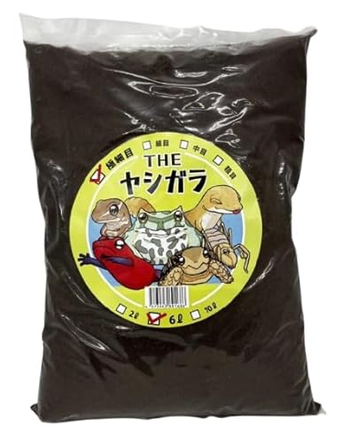 THE ヤシガラ 極細目 6L 20袋 床材 爬虫類 両生類 養殖用 育成用 幼虫 成虫【取扱許可オリジナルシール付き ※取扱許可店ではない、またはオリジナルシールが貼り付けされていない偽造品にはご注意ください。】