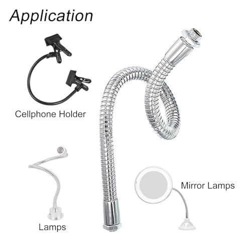 Col de cygne M10 flexible en métal pour support micro rigide - 8