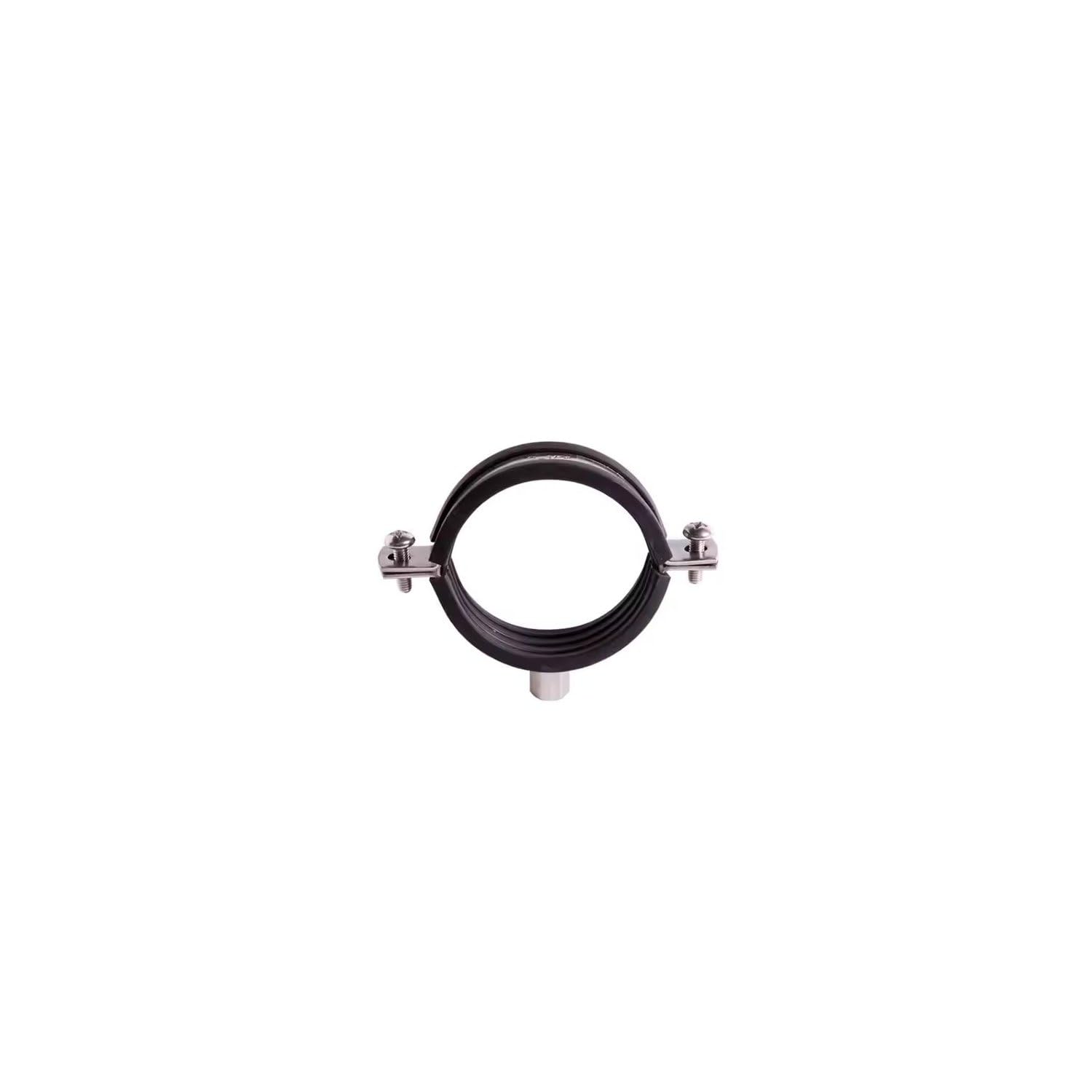 20-112mm Schraubrohrschelle verzinkt mit Gummieinlage Zweischraubenschelle 26-30 mm 100 Stück