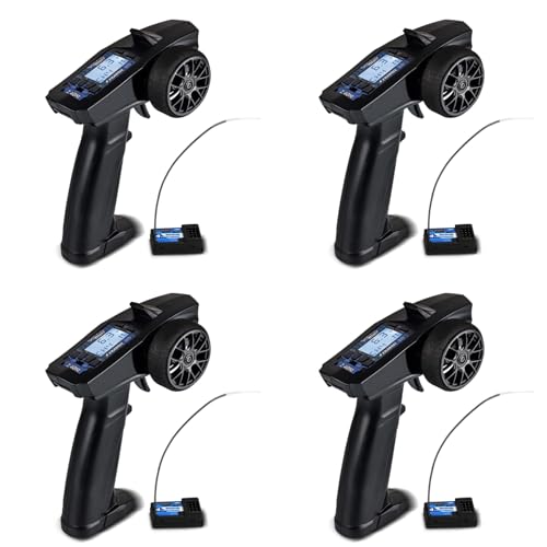Émetteur Radio Turbo Racing 2.4G 4CH à Écran LCD pour un Pilotage RC Ultra Précis