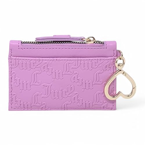 Juicy Couture Women's Tab Elongated Card Case with Keyring (Heartless Fondant Pink)2