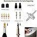Tire Valve Stem Removal Tool Kit, R134A R12 A/C Schrader Valve Stem Core Remover Tool for Car Bicycle Tyre RV Truck, 4 Schrader/Presta Valve Caps, 6Pcs Valve Core, 3 Automotive Tools Wrench