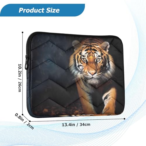 Funda para portátil negra Wild Tiger para 13-14 pulgadas miniatura 3