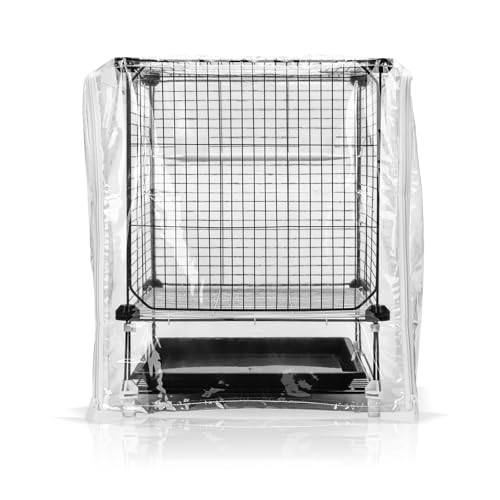 ArchiMax 鳥かご 用防寒ケージカバー ジッパー付き保温 断熱 防塵 掃除も簡単 サイズ 43*38*46(高さ)cmのサムネイル