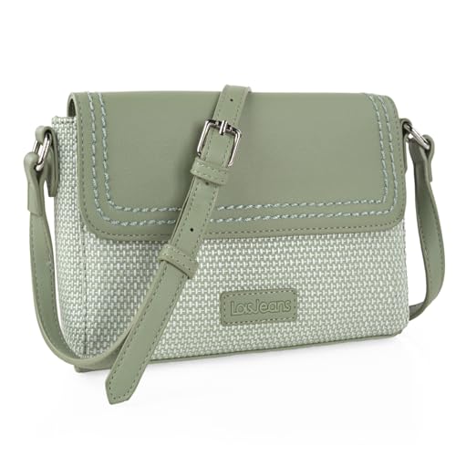 Lois - Bolso Bandolera Mujer elegante. Bolso mujer versátil diseño práctico para diario ideal como Bandolera Mujer moderno y funcional dentro de los mejores Bolsos De Mujer Cierre Cremalle, Menta