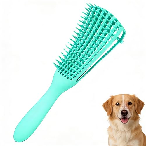 Dog Brushes for Shedding, Grooming,Curly Haired Dog Brush for Small Breeds | Professional Detangling & Dematting Comb for Poodles, Bichons, Cocker Spaniels Shedding Control on Wet or Dry Coat