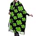 Produktbild Hoswee Damen Winterschal,Schals Nackenwärmer St Patricks Shamrock Clover Damens Schals Large Soft Silky Pashmina Cashmere Shawl Wrap