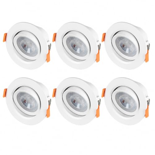 Cata CT-5204 6'lı Set 7W Akik Cob LED Gömme Spot 3200K Günışığı 470 lm Tavan Aydınlatma