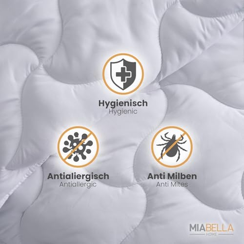 Edredón de microfibra de 300 g/m² transpirable para cama de 135x200 cm 5