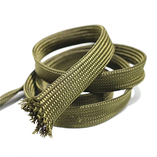Tubo de cable extensible y duradero de algodón para proteger sistemas de audio de 10m 4