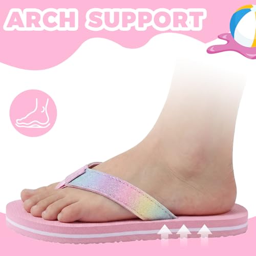 Image of WateLves Girls Flip Flops Toddler Boys Girls Non-Slip Sport Sandals for Beach Swim Pool(Little Kid /Big Kid)