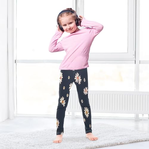 Toddler Girls Leggings Printed Yoga Pants Leggings Little Daisy Seamless for Kids4