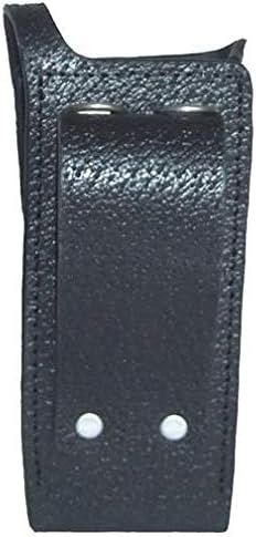 Leather Carry Case for M412LC7-C Two Way Radio - with Fixed Belt Loop (Full Display)