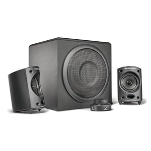 Wavemaster MOODY 2.1 luidsprekersysteem (65 Watt) actieve boxen gebruik voor TV/Tablet/Smartphone/PC zwart (66202)