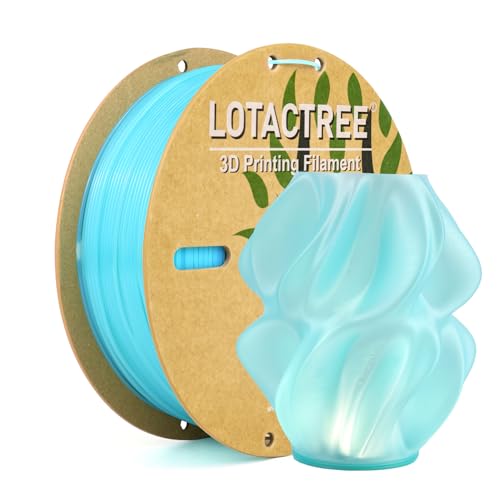 Image of Translucent PLA Filament Green, PLA Crystal Filament 1.75mm, 1KG | Ice Green 3d Printer Filament Features A Stunning Translucent Look And A Frosty Crystal Finish
