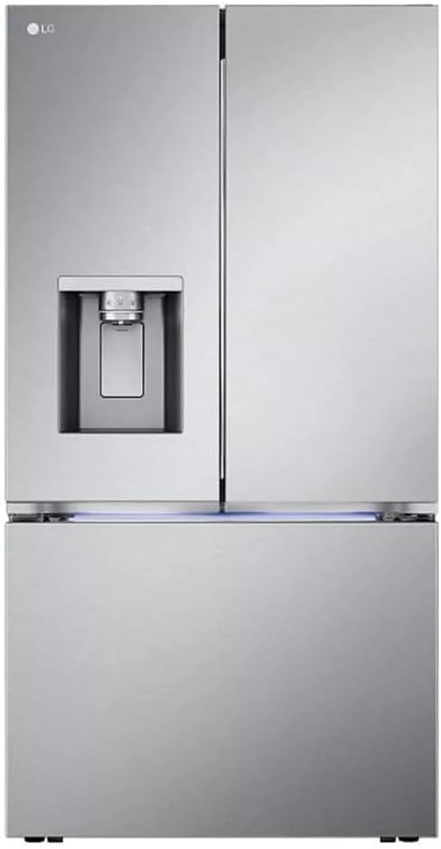 LG LRYXC2606S 25.5 Cu. Ft. Stainless Steel French Door Counter Depth Smart Refrigerator