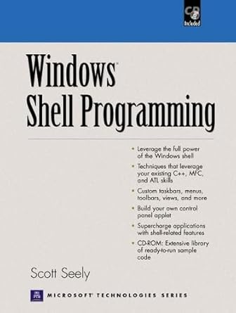 Windows Shell Programming: Seely, Scott: 9780130254962: Books - Amazon.ca