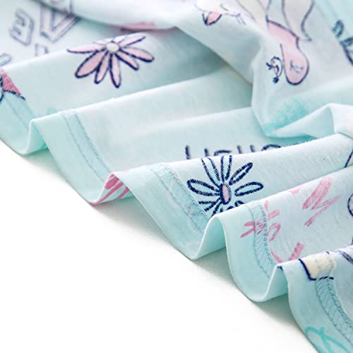 Siskin Nightgowns For Women Cotton Sleep Shirts Womens Nightgown Short Sleeves Print Night Shirts Soft Sleepwear Blue Cat X-Large #TOP5