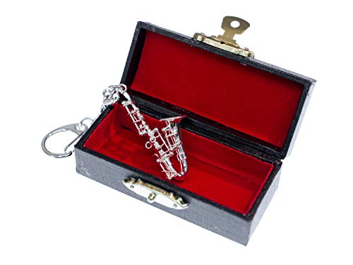 Trousseau de clés saxophoniste jazz argenté : ne perdez plus jamais vos clés - 3