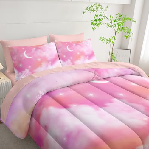 50% Off QOOMO Pink Cloud 7-Piece Kids Comforter Set - Image 5