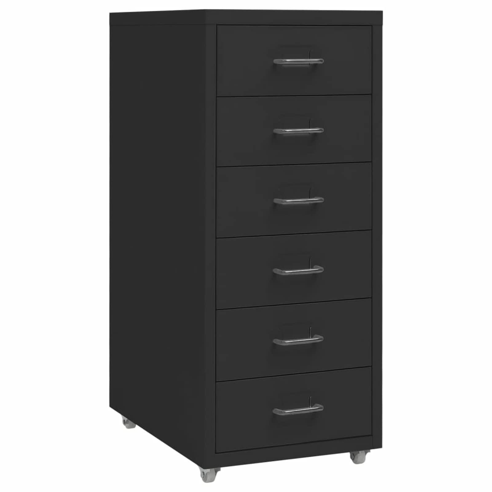 Homgoday Meuble de rangement noir 28 x 41 x 69 cm en métal, peu encombrant, armoire d'extérieur, mobilier d'extérieur pour salon, bureau, chambre à coucher, salle de bain
