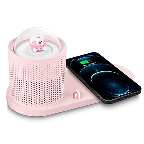 Lucario 3 in 1 Wireless Charger Fast Wireless Charger Cute Mini Table Wireless Charger Fast Desk Lamp Phone Charger Learning Lamp Led Night Light Phone Charging-picture-12