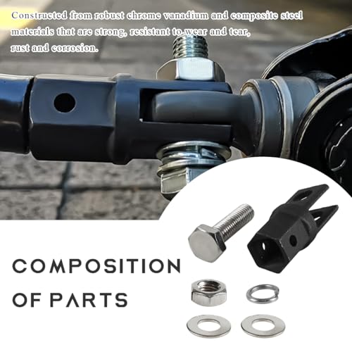 Image of Scissor Jack Adapter, Scissor Jack Drill Adapter for 1 /2 inch Drive Impact Wrench or 13 /16 inch Lug Wrench, Power Drill Scissor Jack Connector for Car RV Trailer, Car Accessories