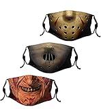 Men Women's 3Pcs Face Mask Face Mask with Adjustable Washable Bandana Balaclava Mouth Cover