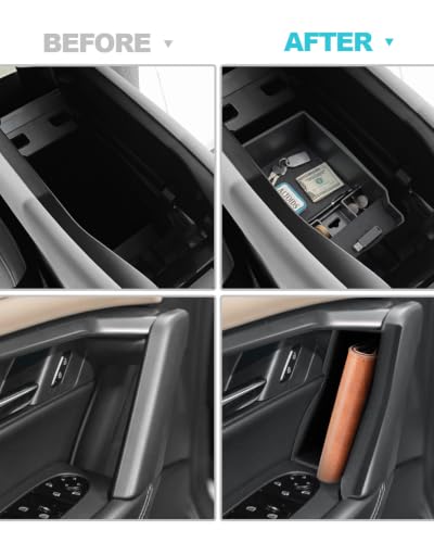 Image of CDEFG 5Pcs for 2026 Mazda CX5 Center Console Organizer for 2026 Mazda CX-5 (S /Select /Preferred /Premium /Premium Plus) Accessory Door Handle Pocket Trash Can Storage Box