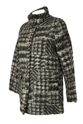 Manteau court RAGNO en laine bouillie premium veste boxy chic D147KL