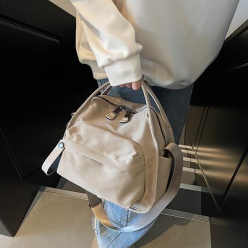 Top Handle Purses for Women Nylon Crossbody Bag Small Top Handle Handbags Lightweight Satchel Shoulder Bag4