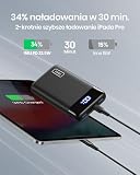INIU Power Bank, 20000mAh Powerbank Szybkie Ladowanie USB C in & out, 22.5W PD 3.0 QC 4.0 Wyświetlacz LED Akumulator Telefon Kompatybilny z iPhone 16 15 14 13 12 Pro Max Samsung Google iPad Tablet etc