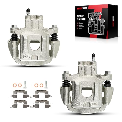 Image of Torchbeam Rear Brake Calipers Set for Lexus 2007-2009 RX350, Lexus 2004-2006 RX330, Lexus 2006-2008 RX400h, Rear Left and Rear Right Calipers Replace # 19B2783+19B2782