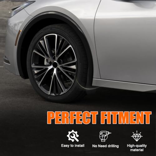 Image of Mud Flaps Splash Guards for 2023 2024 2025 2026 Toyota Prius, Durable ABS Mud Guards, Protects Against Mud, Rocks, and Debris (4PCS)