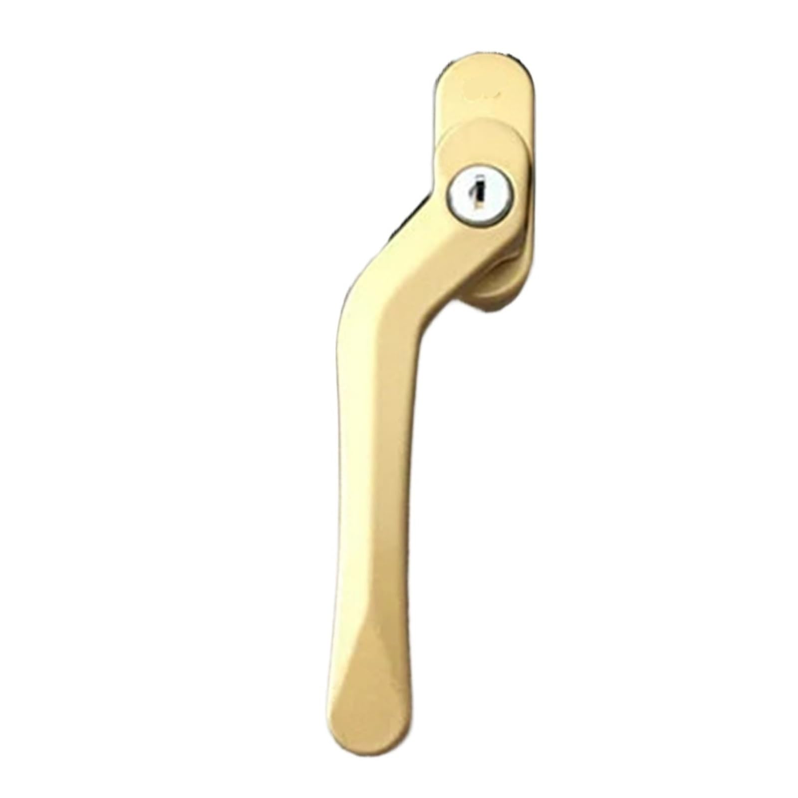 Kxaoxgrc L Inline Replacement Window Handle, Aluminum Alloy Casement Window Ock Square Shaft Pul Handle Gold(L)