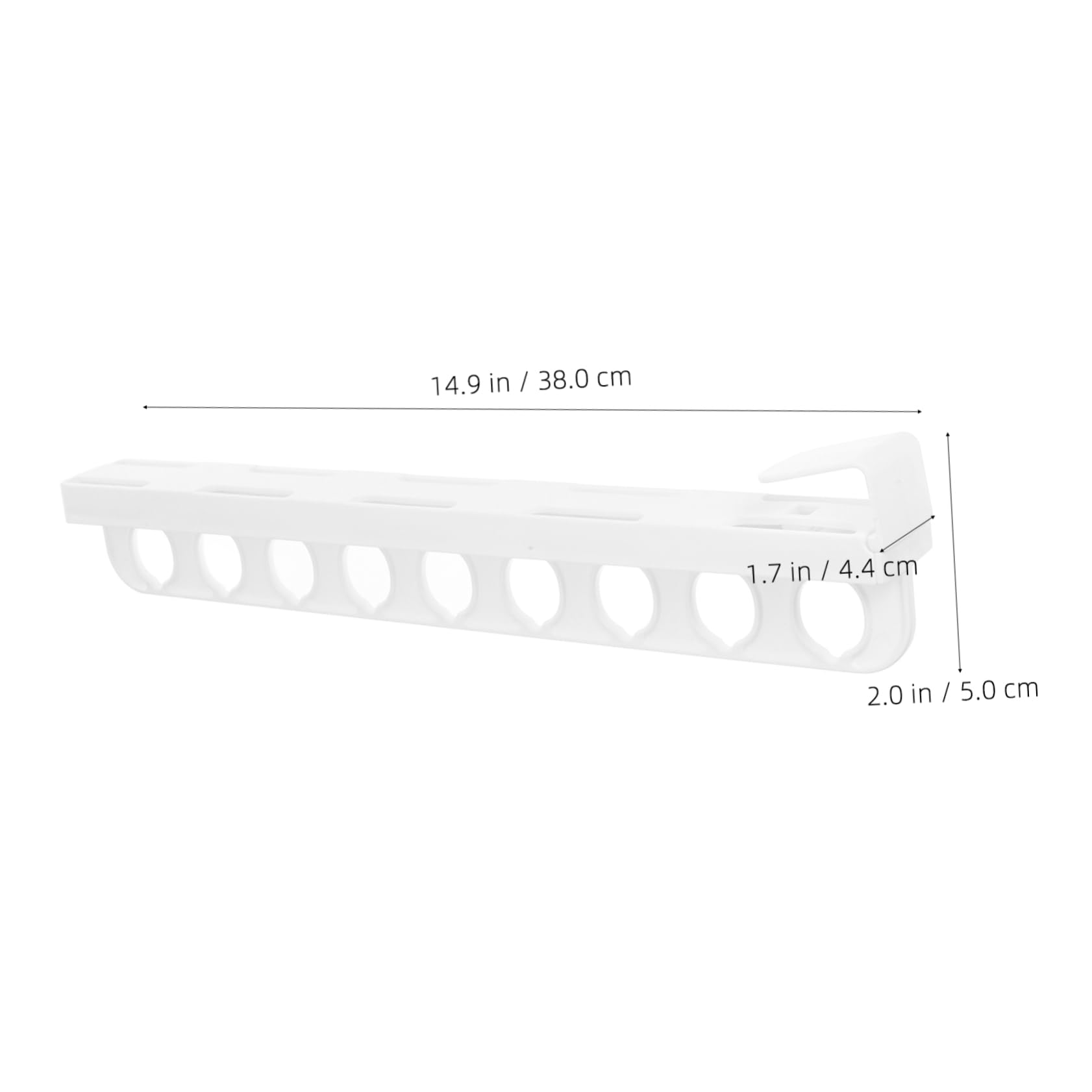 Cabilock Space-Saving Pants Rack Retractable Clothes Hanger Closet Rods for Pants