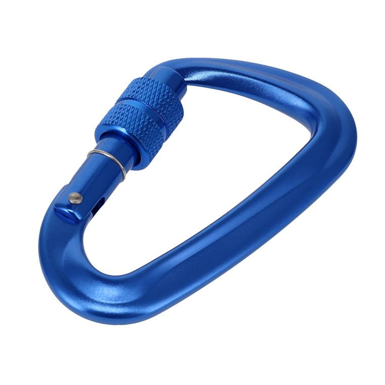 Buckleguy.com C5970 Blue, Screw Lock Carabiner, Aluminum