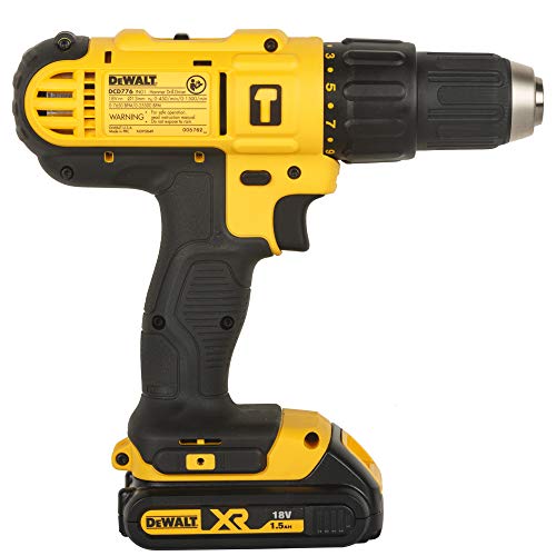 Image of DEWALT DCD776S2 18V 13mm XR Lithium-Ion Cordless Hammer Drill Machine /Driver with 2x1.5 Ah Batteries