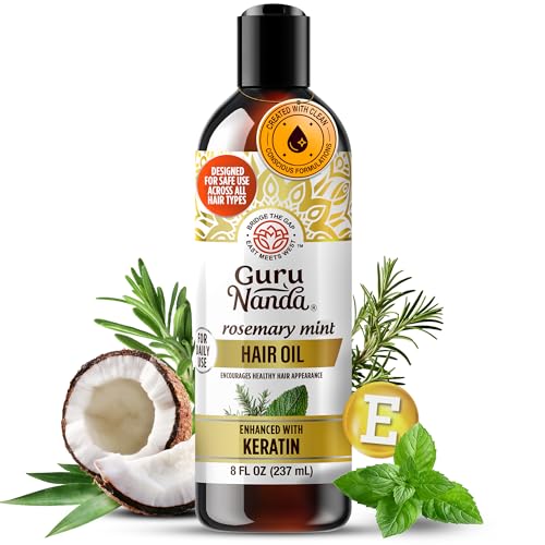 GuruNanda Rosemary Mint Hair Oil